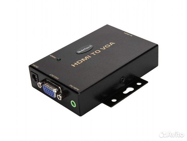 Конвертер gsmin BP3 hdmi (F) - VGA (F), minijack