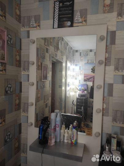 Зеркало с подсветкой бу