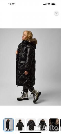 Зимнее пальто для девочки 164