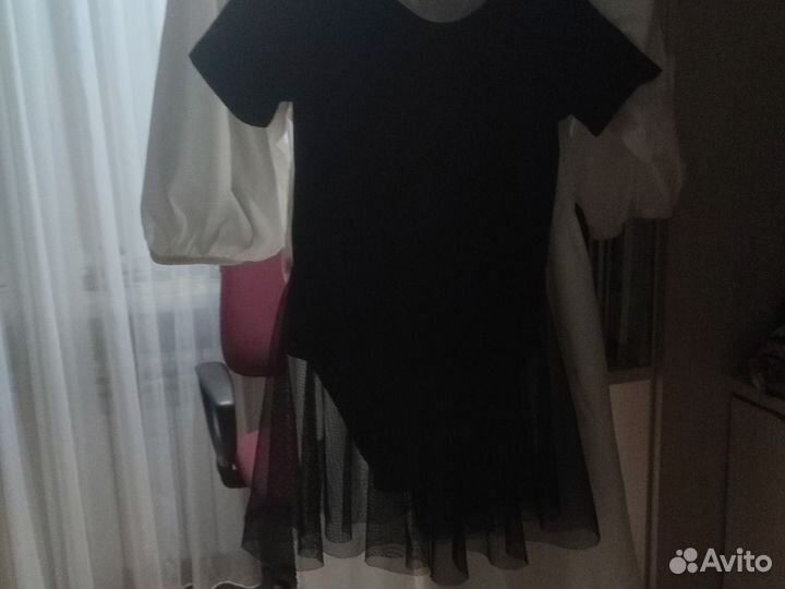 Купальник гимнастический черный 122