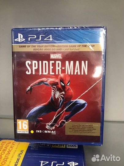 PS4 Marvel Spider-Man goty Человек-паук Издание Иг