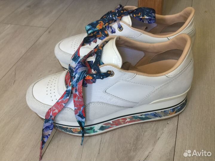 Кроссовки брендовые hogan оригинальные кожа-замш