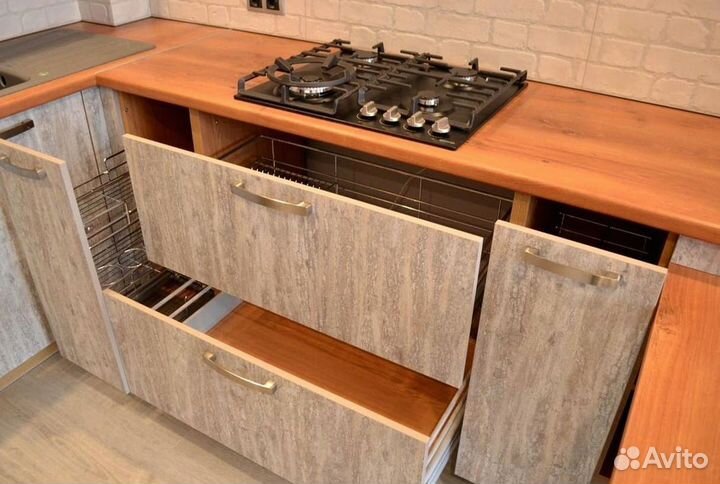 Современная кухня на заказ мдф фасады