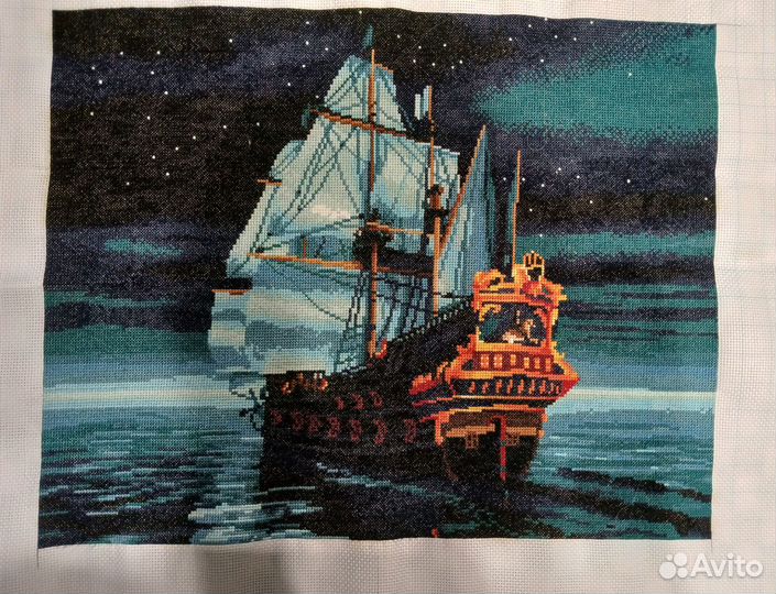 Картина вышитая крестом
