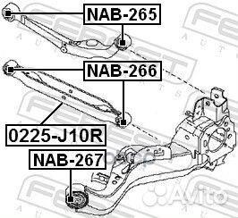 Сайлентблок / nissan qashqai J10E 2006.12-2013