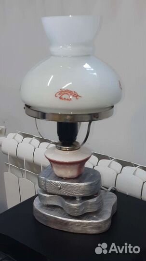 Настольная лампа ретро, плафон