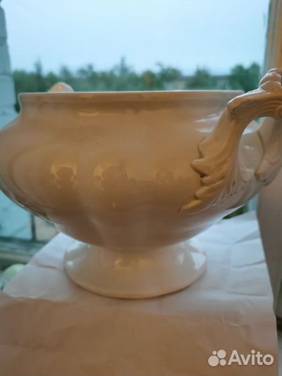 Супница Кузнецов 1890-1910г.г фарфор