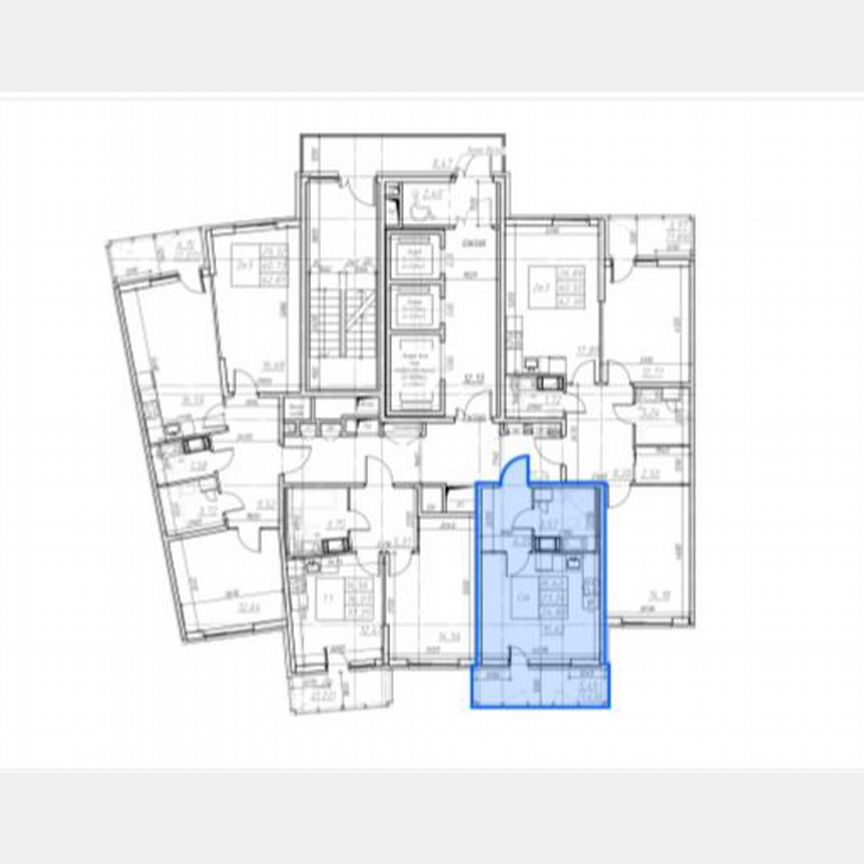 Квартира-студия, 23,2 м², 19/22 эт.