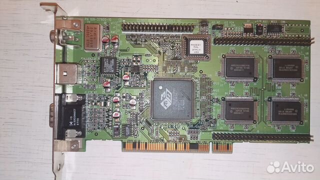 Видеокарта ATI 3D rage II +DVD на запчасти