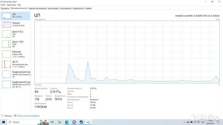 Продам игровой ноутбук acer nitro 5