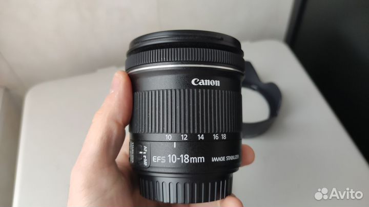 Canon EF-S 10-18mm IS STM и полярик CPL