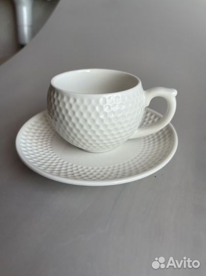 Фарфоровая кофейная пара