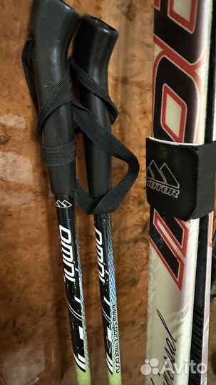 Лыжи детские 160 и палки