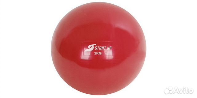 Медбол Start Up, 2 кг, красный