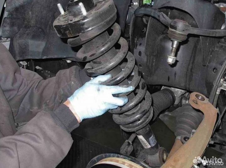 Замена амортизаторов, стоек, пружин и опоры стоек