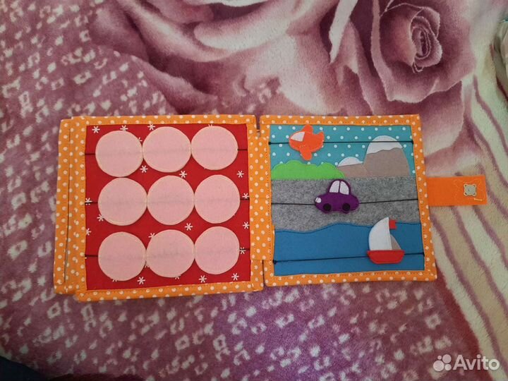 Развивающая книжка из фетра