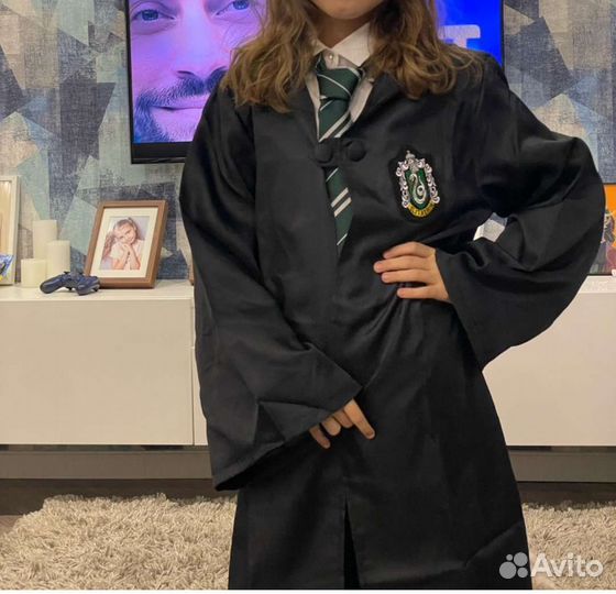 Мантия гарри поттера слизерин