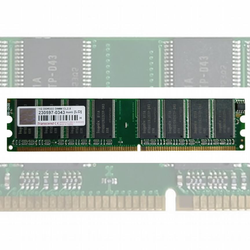 [TS128MLDG4V3J] Оперативная Память Transcend 1gb Ts128mldg4v3j