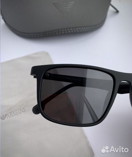 Очки emporio armani черные поляризационные