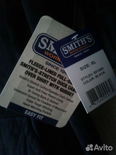 Куртка -Рубашка Smiths Shirt-jacket Xl reg