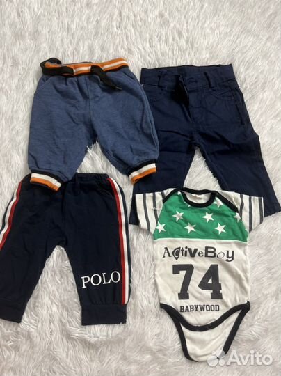 Вещи пакетом на мальчика от 4 до 8 месяцев