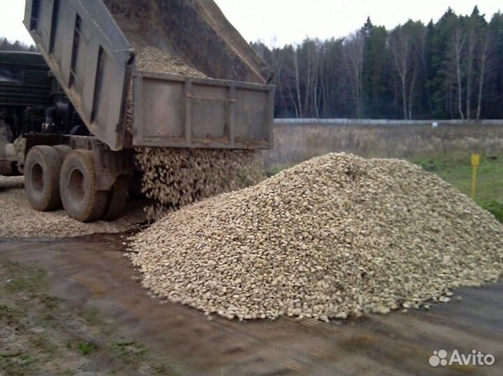 Щебень гранитный