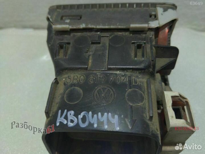 Воздуховод панели volkswagen passat B5 Правый