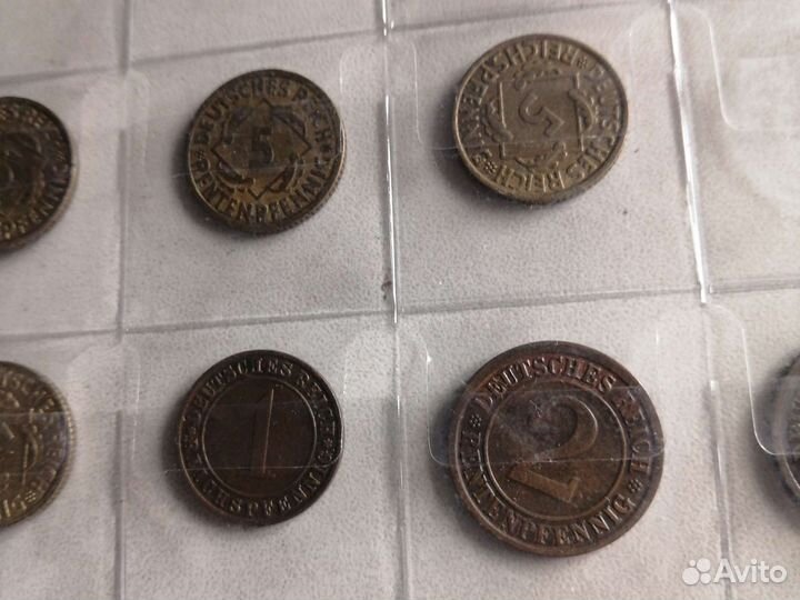 Немецкие монеты 20 30 годов, есть дореволюционные