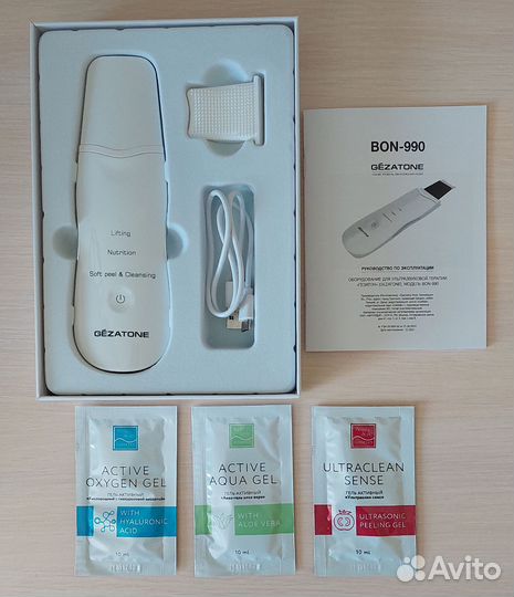 Аппарат для ультразвуковой чистки лица Gezatone
