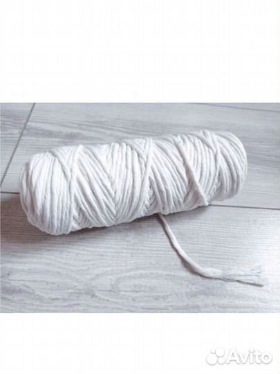 Хлопковый шпагат для макраме (5мм, 100м)