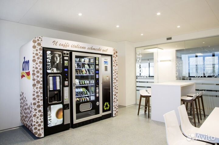 Готовый вендинговый бизнес с напитками