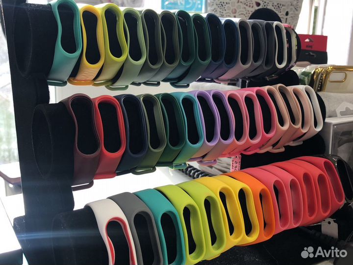Силиконовые ремешки для Mi band 2/3/4