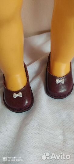 Кожаные туфельки на неформатные кукольные ножки