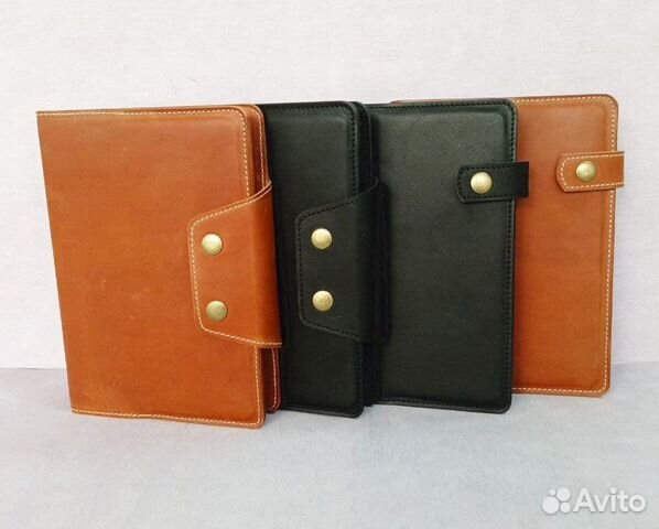 Обложка кожаная для блокнотов, ежедневников