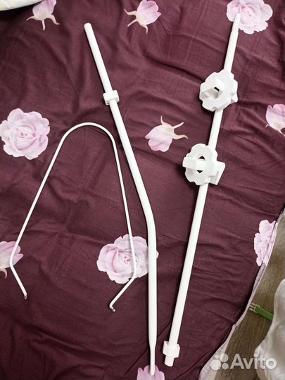 Балдахин в детскую кроватку с кронштейном