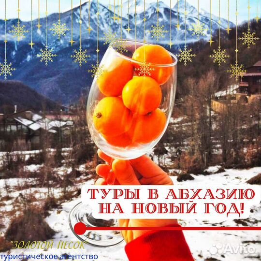 Горящие туры на Новый год в Абхазию
