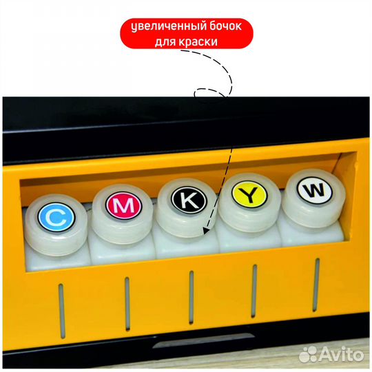 DTF-принтер для футболок на ткани для термонаклеек