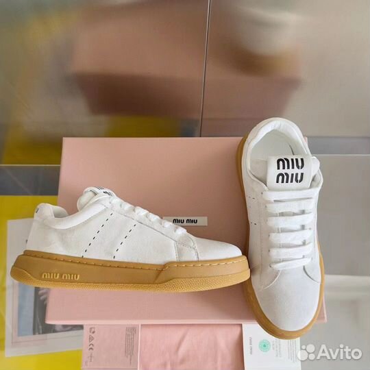Кеды miu miu премиум женские