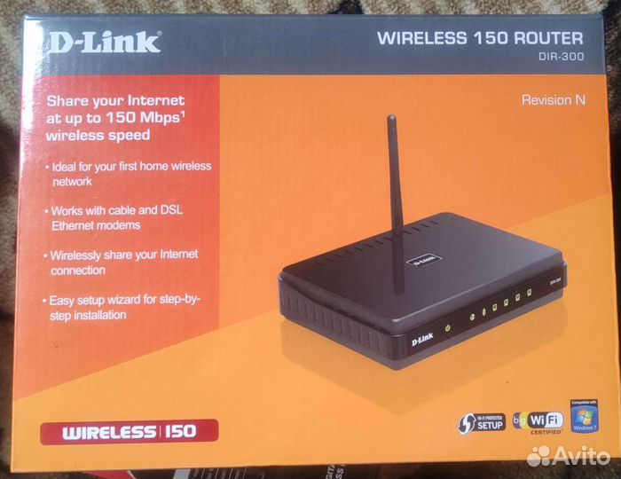 Wi-Fi роутер D-Link DIR-300