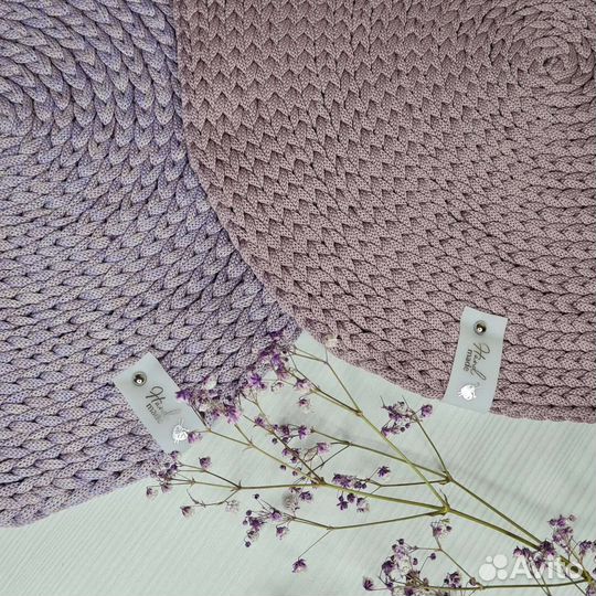 Интерьерная салфетка из полиэфирного шнура