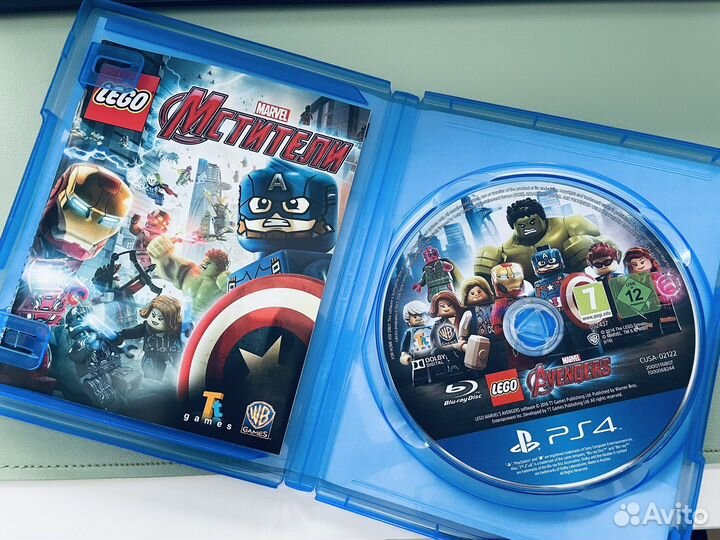 PS4 игра WB Games lego: Marvel Мстители