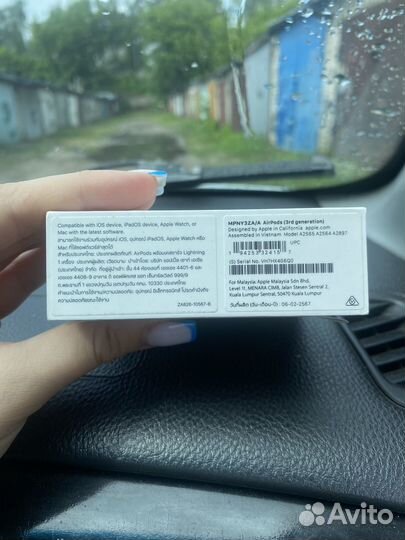 Беспроводные наушники apple airpods 3