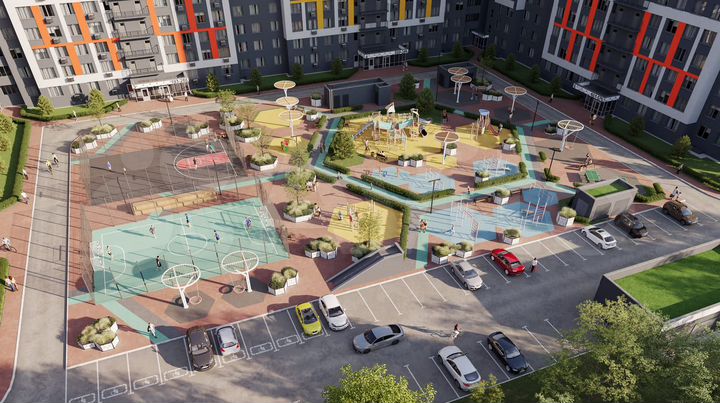 2-к. квартира, 66,4 м², 10/16 эт.