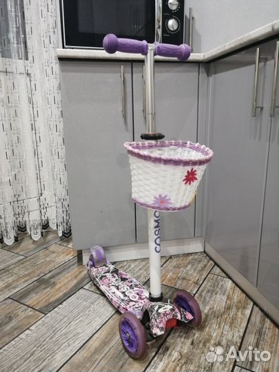 Самокат детский трехколесный