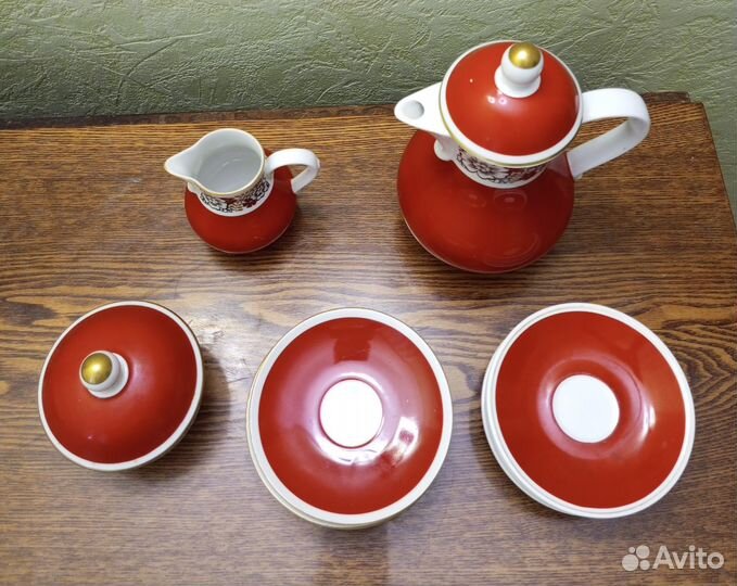 Сервиз кофейный ГДР Freiberger Porzellan