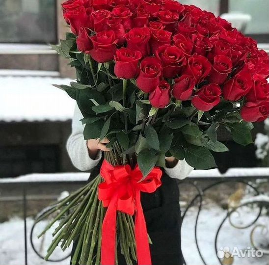 101 Роза Цветы Букеты 51 25 Роз Доставка