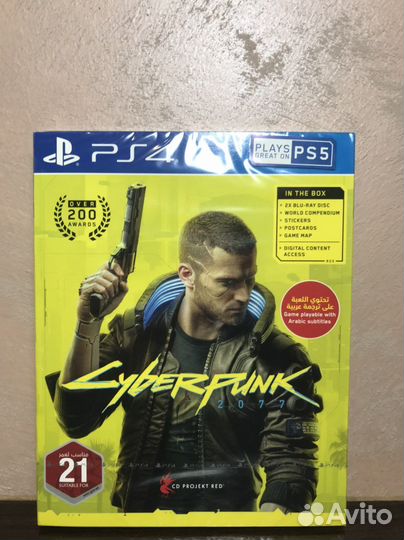 Игры PS4: Cyberpunk 2077 steelbook(новая)