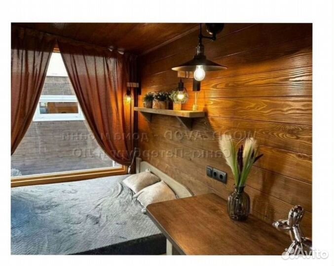 Дом Лофт доставкой 6х4,5. Артикул 17-483/RE255