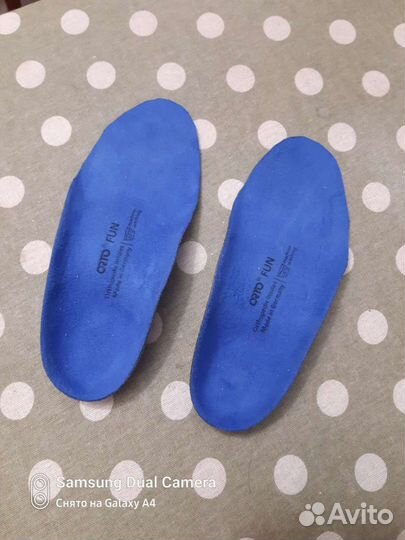Стельки ортопедические детские