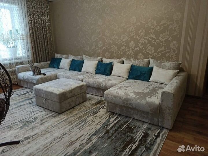 Большой п-образный диван Токио 4.40